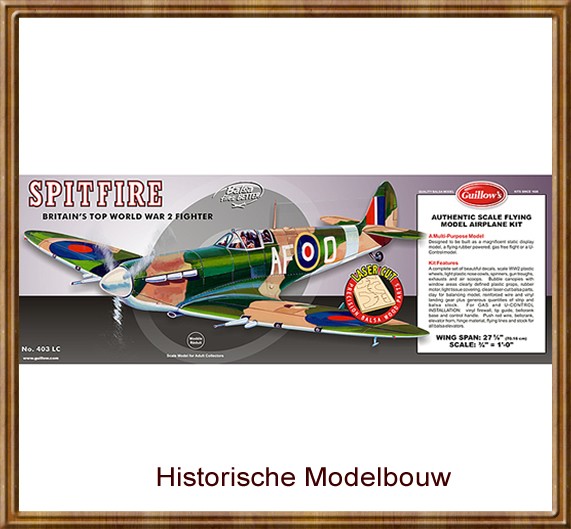 Correct Cater romantisch Supermarine Spitfire Guillows 403 LC